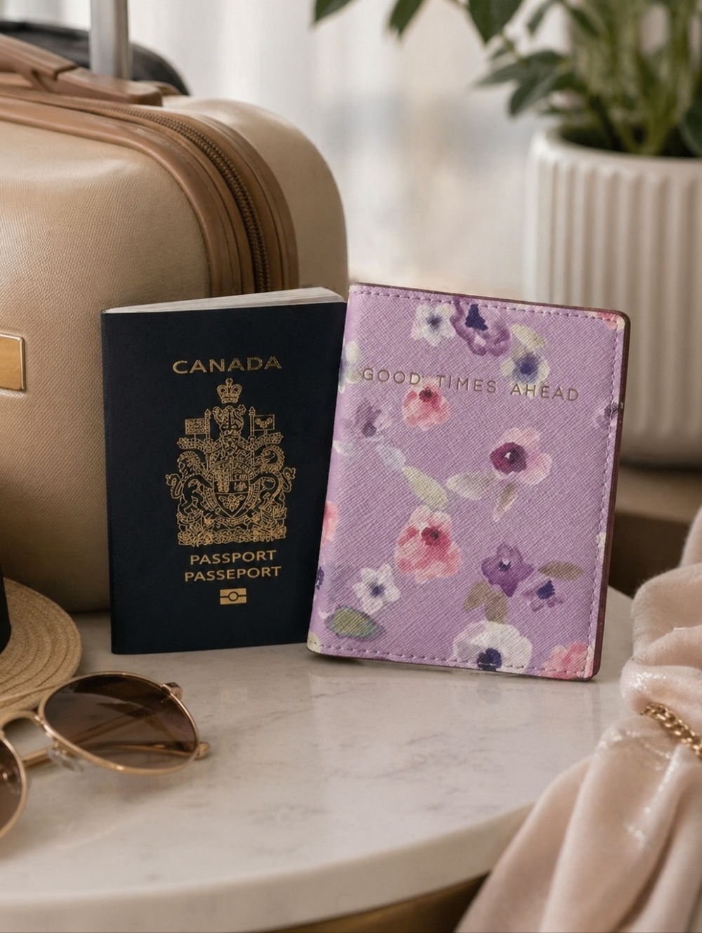 Loveee & Lore  Indigo Passport Wallet - Free with$50 purchase